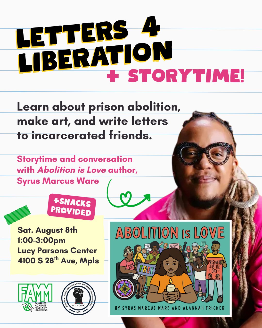 Letters for Liberation + Storytime