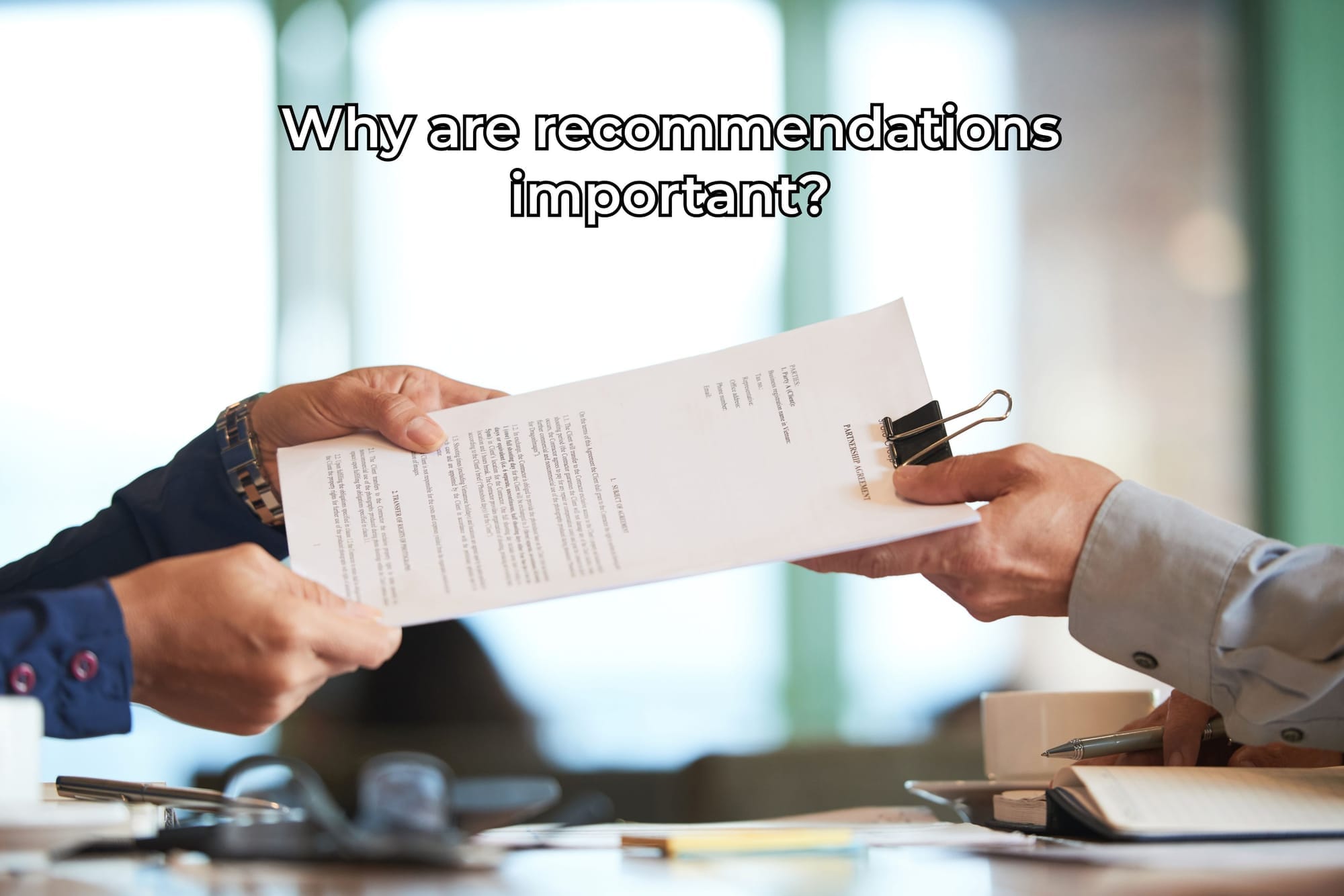 Why are references important?