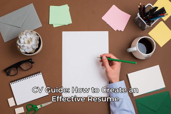 CV Guide: How to Create an Effective Resume