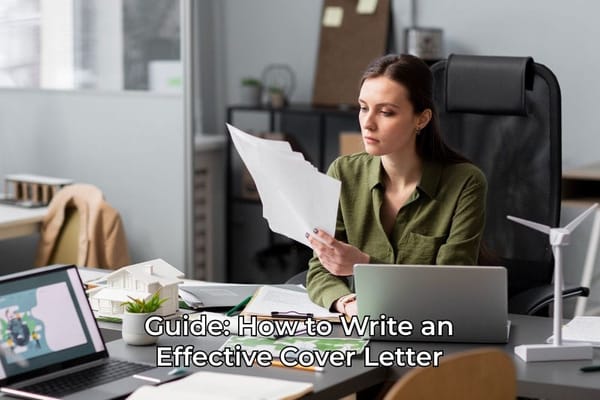 Guide: How to Write an Effective Cover Letter