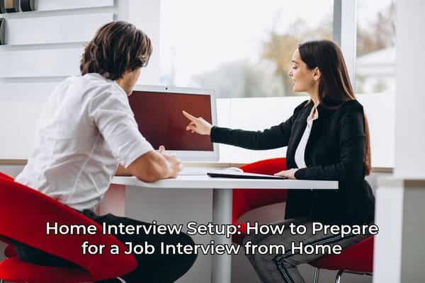 Home Interview Setup: How to Prepare for a Job Interview from Home