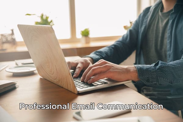 Professional email communication