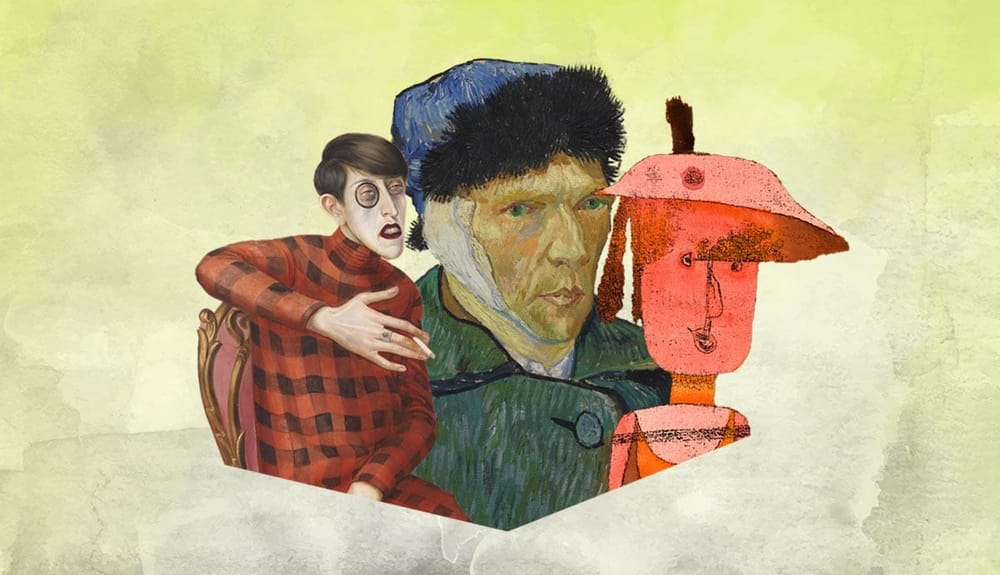 I don't know what this is beyond three different quirky art figures combined together.
