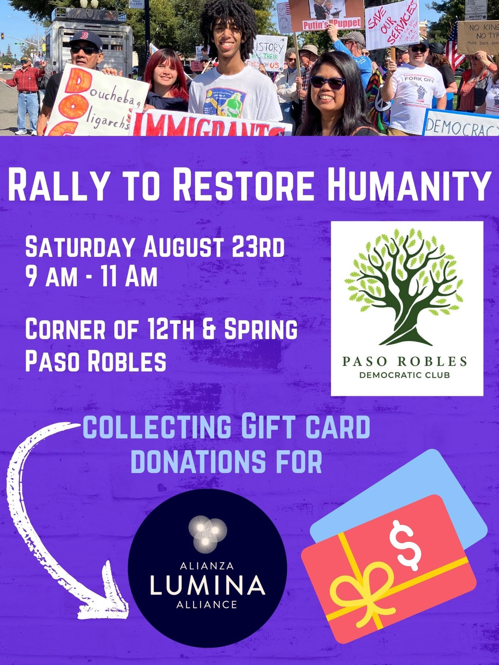 Rally to Restore Humanity on August 23, 2025