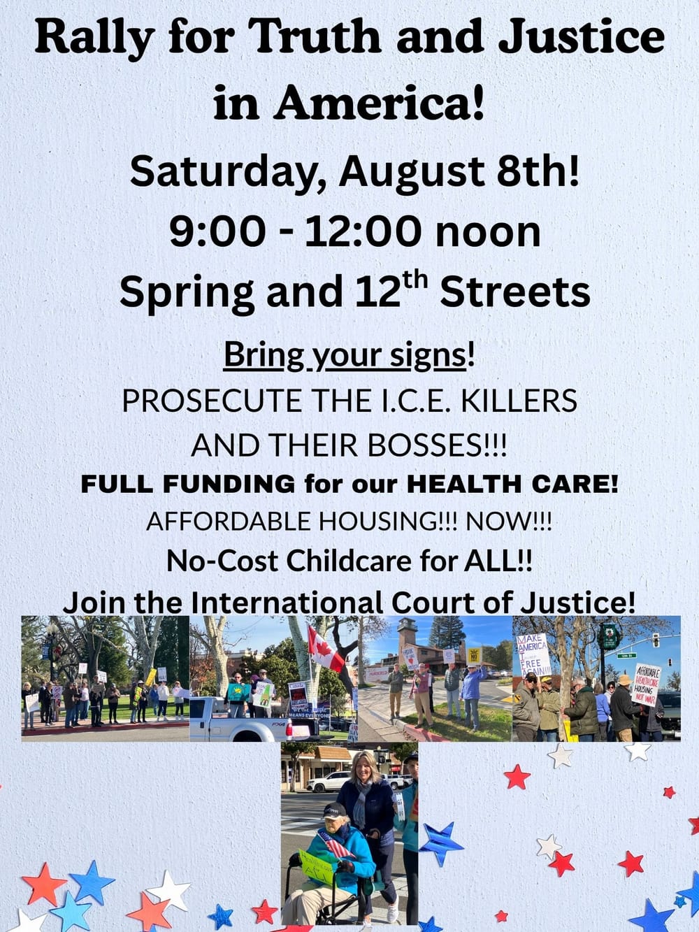 Street Rally - Saturday, August 8th! ~ 9:00am - 12:00 Noon