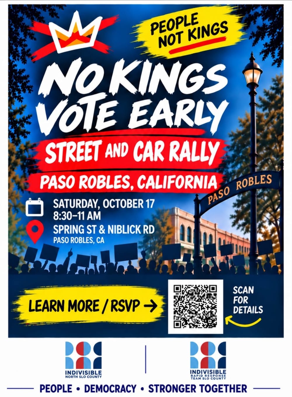 The No Kings - Vote Early Rally!