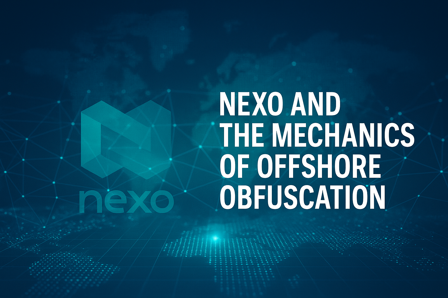 Nexo and the Mechanics of Offshore Obfuscation