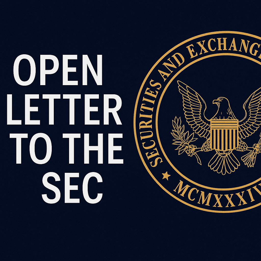 Open Letter to the U.S. Securities and Exchange Commission (SEC) - Case 2025-000001