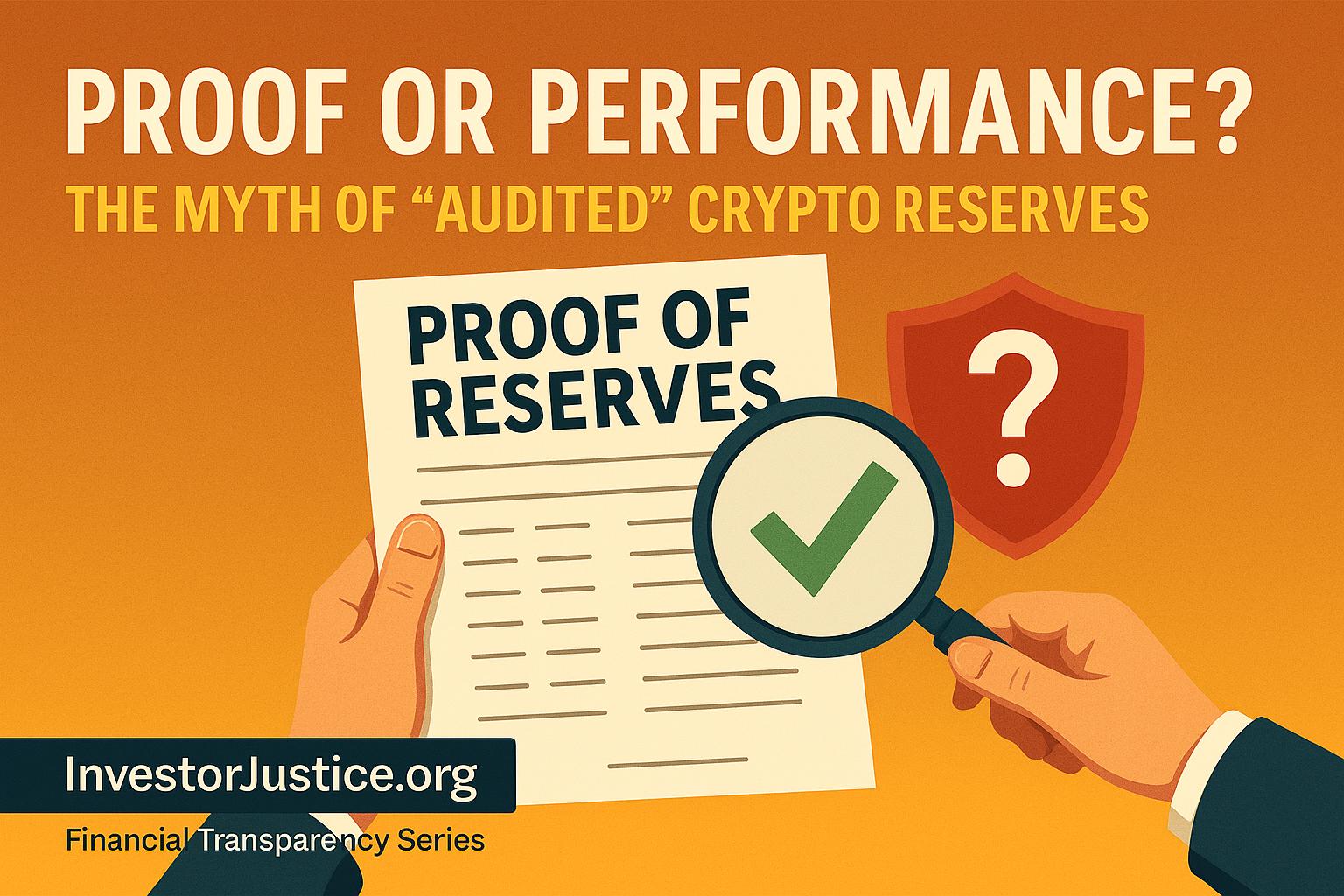 Proof or Performance: The Myth of “Audited” Crypto Reserves