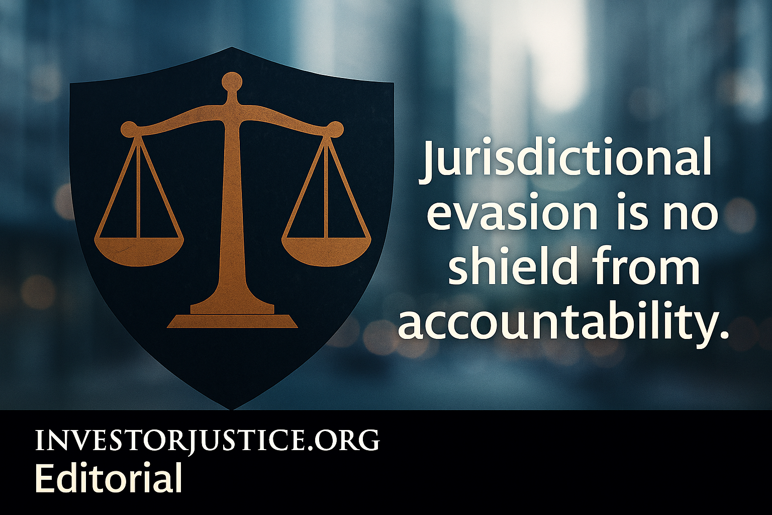 Jurisdictional Evasion Is Not a Shield: Why Obstruction Amplifies Liability, Not Limits It