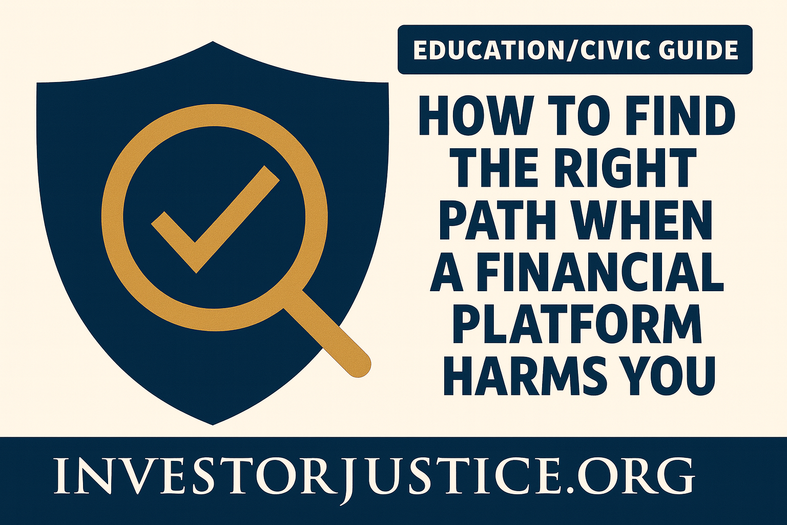 The Investor’s Civic Guide: How to Navigate Regulators, Jurisdictions, and Accountability When Something Goes Wrong