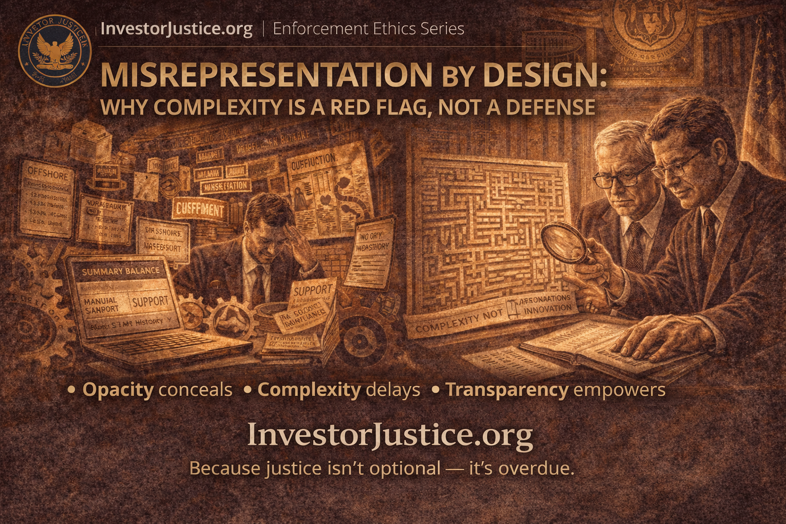 Misrepresentation by Design: Why Complexity Is a Red Flag, Not a Defense
