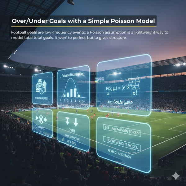 Over/Under Goals with a Simple Poisson Model