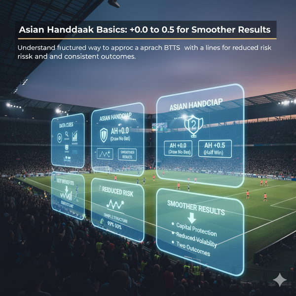 Asian Handicap Basics: +0.0 to +0.5 for Smoother Results