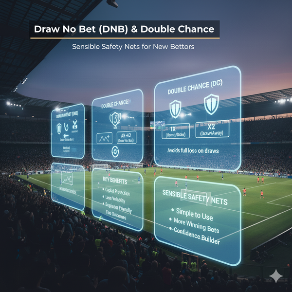 Draw No Bet (DNB) & Double Chance: Sensible Safety Nets for New Bettors