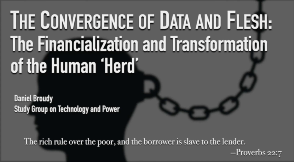 OMNIWAR 1: Daniel Broudy, The Convergence of Data and Flesh: The Financialization and Transformation of the Human Herd