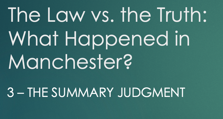 The Law vs. The Truth, Part 3