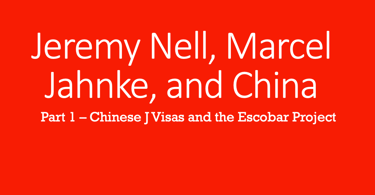 Jeremy Nell, Marcel Jahnke, and China - Part 1