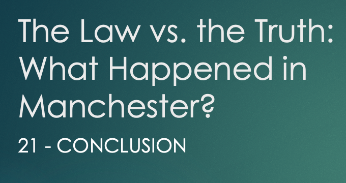 The Law vs. the Truth, Part 21