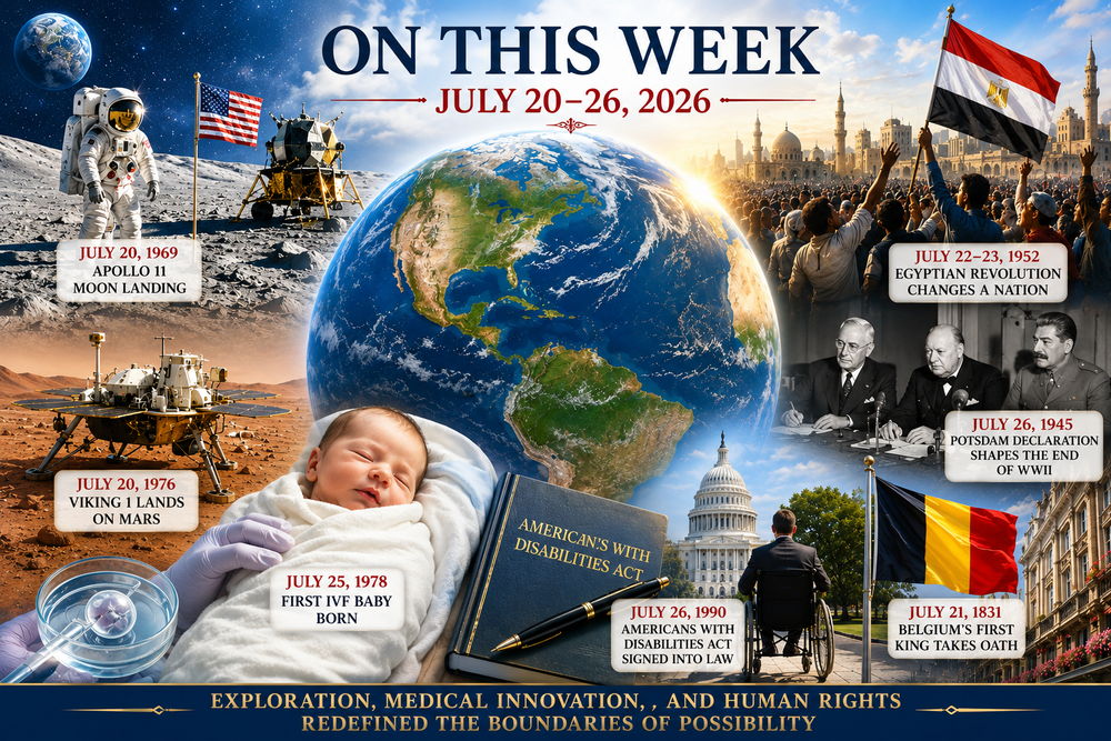 On This Week | July 20–26, 2026: Moments That Shaped Our World