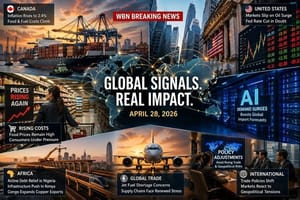 🌍 WBN Breaking News – April 28, 2026: Global Signals Collide Across Markets