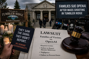 Legal Storm After Tragedy Families Take Aim at OpenAI in Tumbler Ridge Case