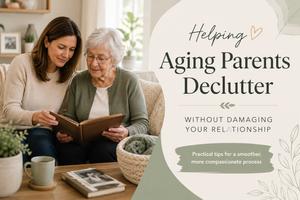 Helping Aging Parents Declutter Without Damaging Your Relationship