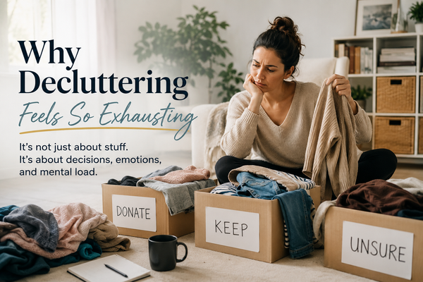 Why Decluttering Feels So Exhausting