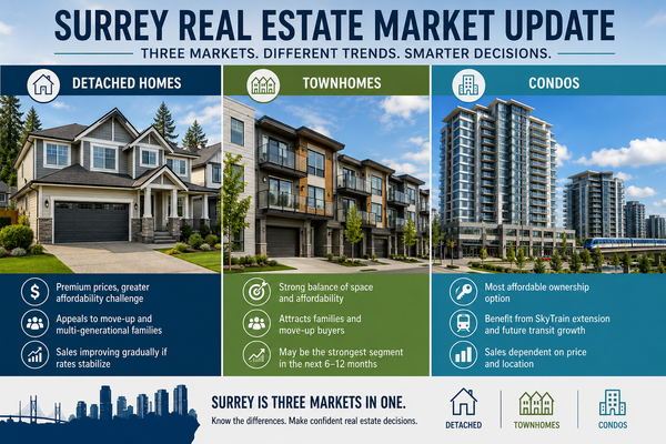 Surrey Real Estate Is Becoming Three Different Markets