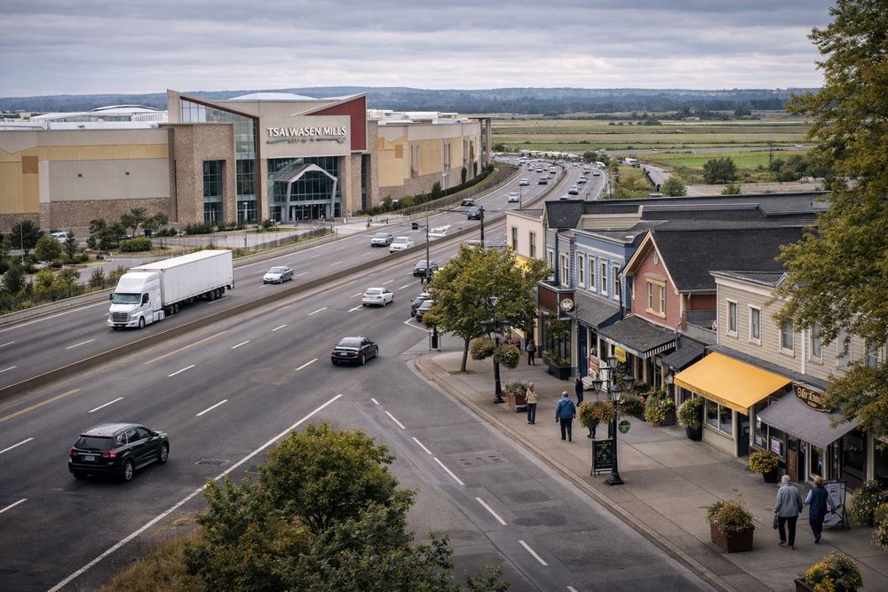 The 2010s: South Delta’s Retail Shift, Tsawwassen Mills, and Identity Preservation