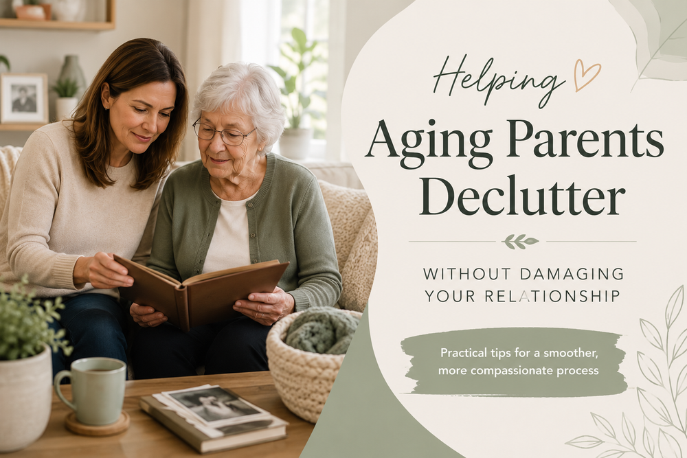 Helping Aging Parents Declutter Without Damaging Your Relationship