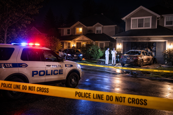 Delta Police Renew Appeal in North Delta Arson Case -Public Asked to Help Identify Suspects