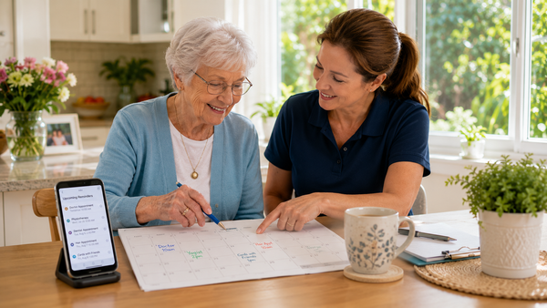 Never Miss an Appointment: How Home Care Keeps Seniors on Track