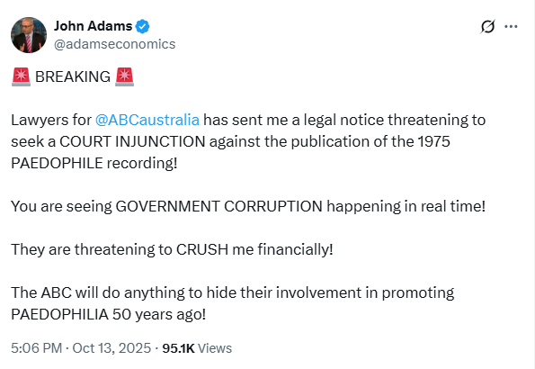 The Recording the ABC tried to stop from being published