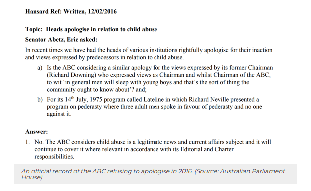 The Recording the ABC tried to stop from being published