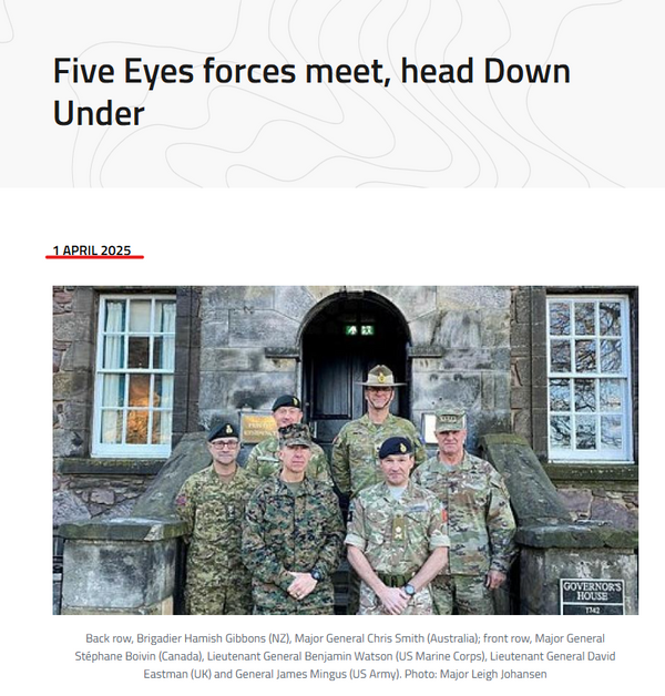 War Games, Mind Games and the Five Eyes