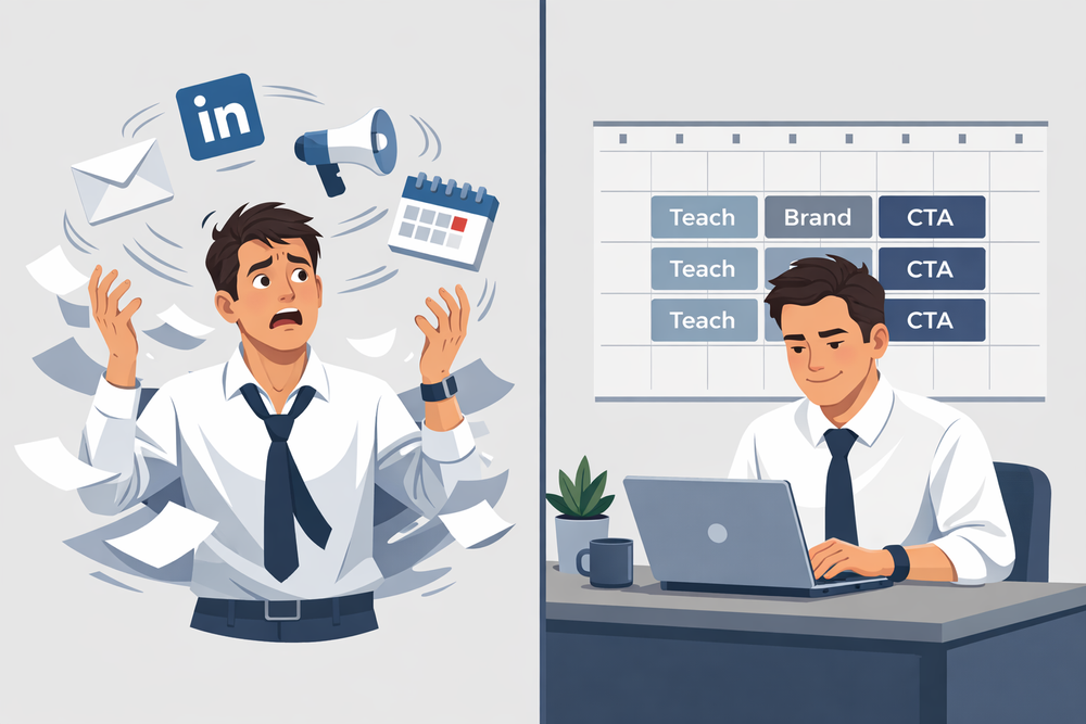 Stop Posting Randomly: Install a Marketing Rhythm That Pays