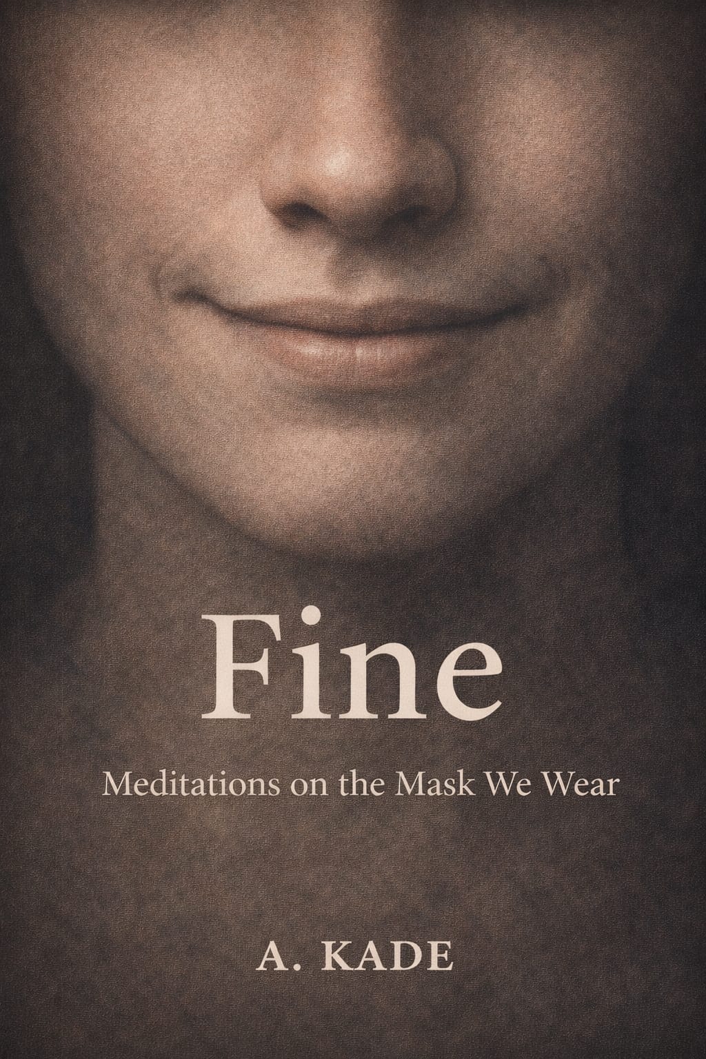 Fine, a book cover by A. Kade
