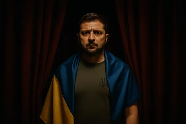 WHO IS ZELENSKYY REALLY?  THE ACTOR WHO LEARNED TO PLAY A COUNTRY - AND THE WORLD LET HIM