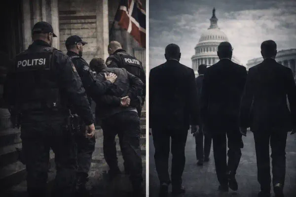 Comparing European authorities investigating Epstein file revelations with U.S. officials in suits and the U.S. 