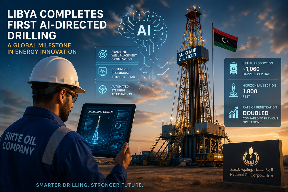 Libya Reaches New Heights with AI-Powered Drilling Breakthrough