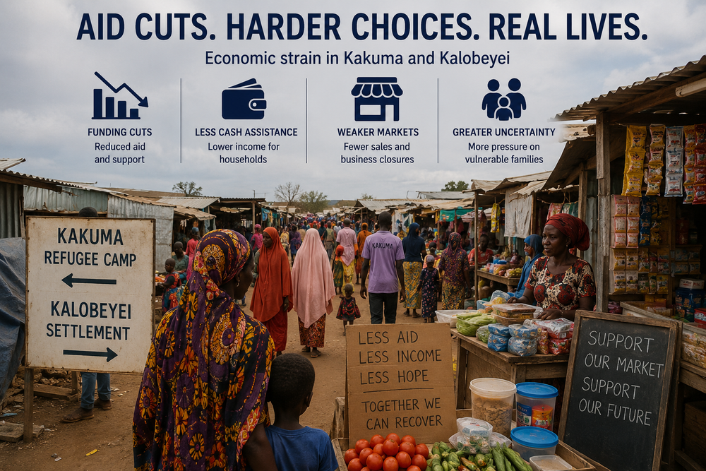 Aid Cuts Deepen Economic Pressure in Kakuma and Kalobeyei