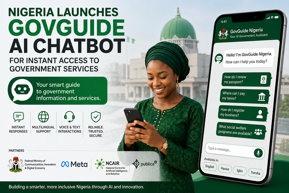 Nigeria Unveils GovGuide AI Chatbot to Transform Access to Government Services