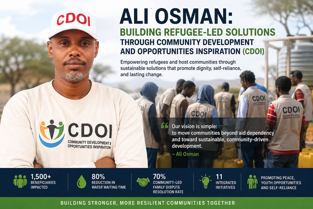 Ali Osman: Transforming Refugee Communities From Dependency to Self-Reliance Through CDOI