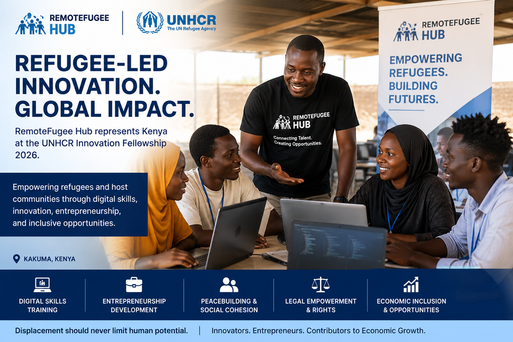 RemoteFugee Hub Showcases Refugee-Led Innovation at UNHCR Innovation Fellowship 2026