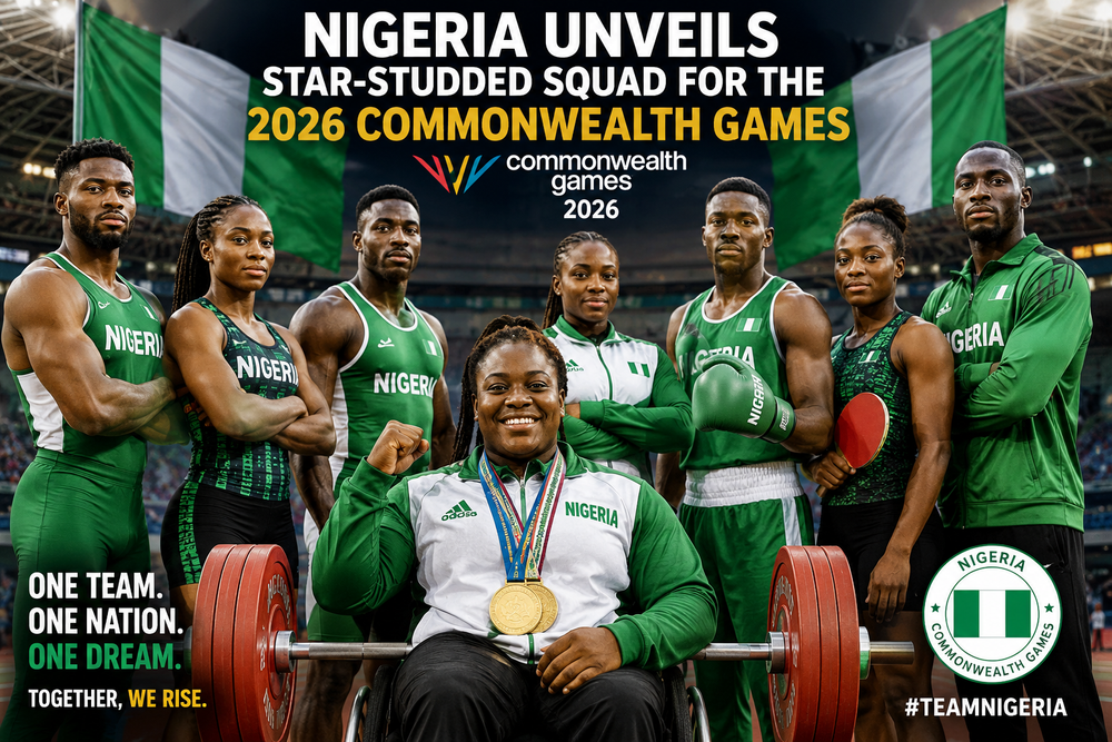 Nigeria Unveils Star-Studded Squad for 2026 Commonwealth Games