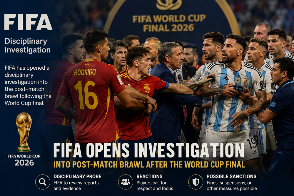 FIFA Opens Disciplinary Investigation After World Cup Final Brawl