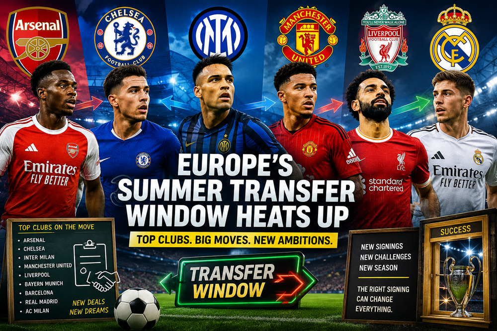 Transfer Market Heats Up as Europe's Giants Race to Strengthen Squads