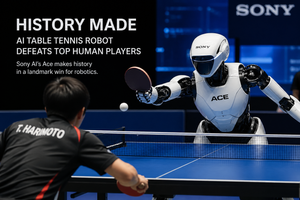 Ping-Pong Breakthrough: AI Robot Defeats Elite Players
