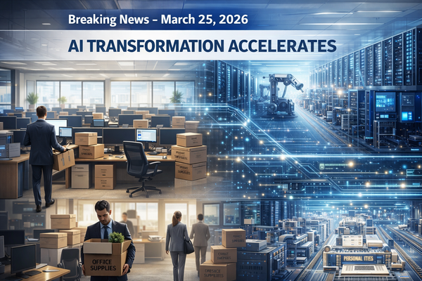 🌍 WBN Morning Brief – March 25, 2026: AI Spending Surge Collides With Global Cost Cuts